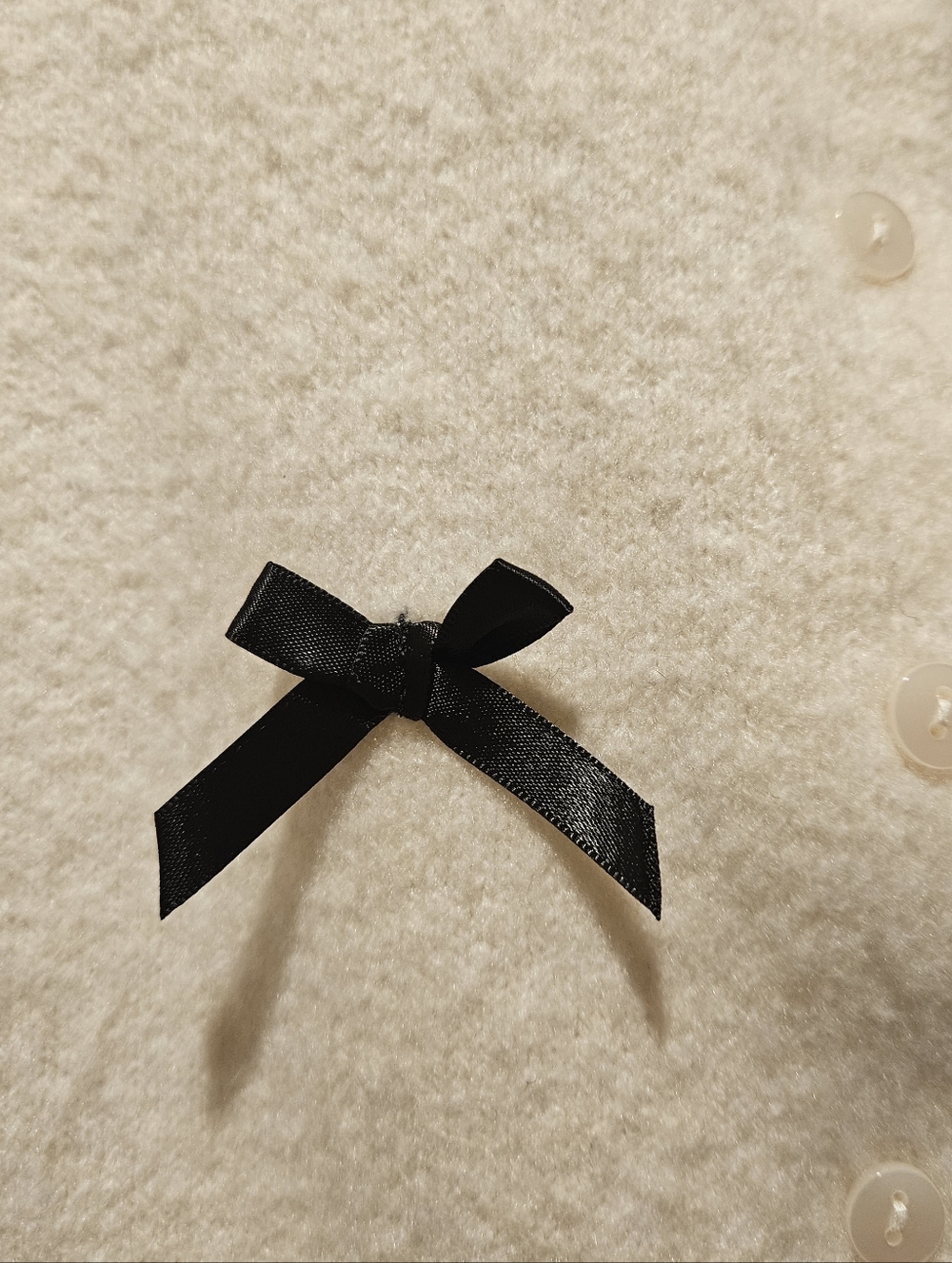 A New Day Crop Bow Cardigan - Picture 2 of 4